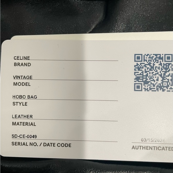 Celine Rare Vintage Hobo bag EUC No Call Outs! COA included - Picture 3 of 12